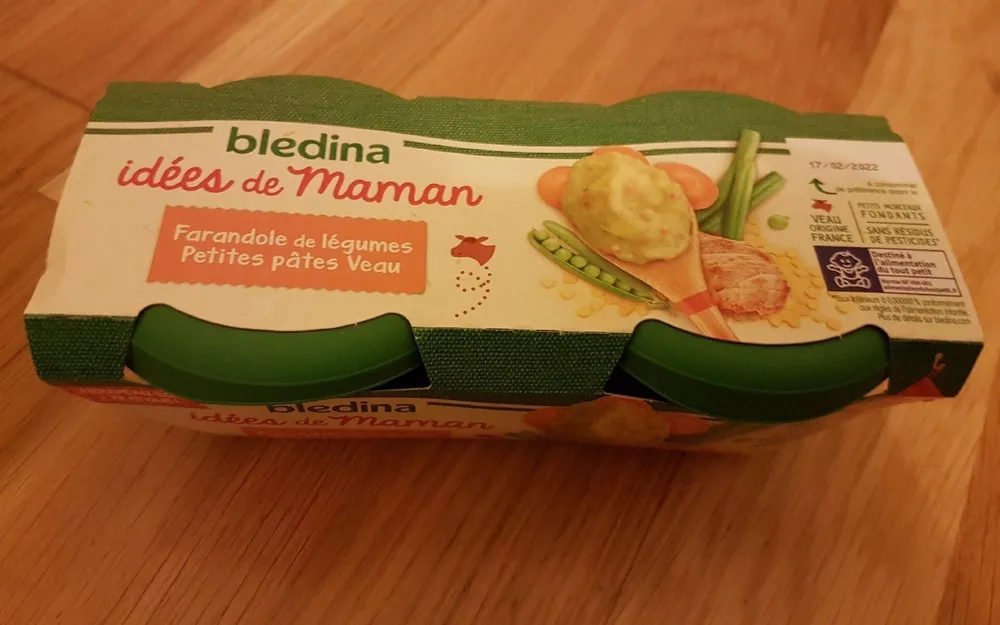 Farandole de légumes petites pâtes veau