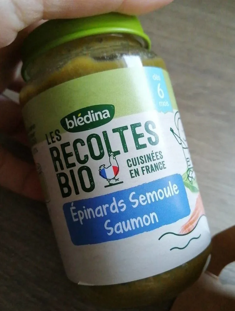 Epinard semoule saumon
