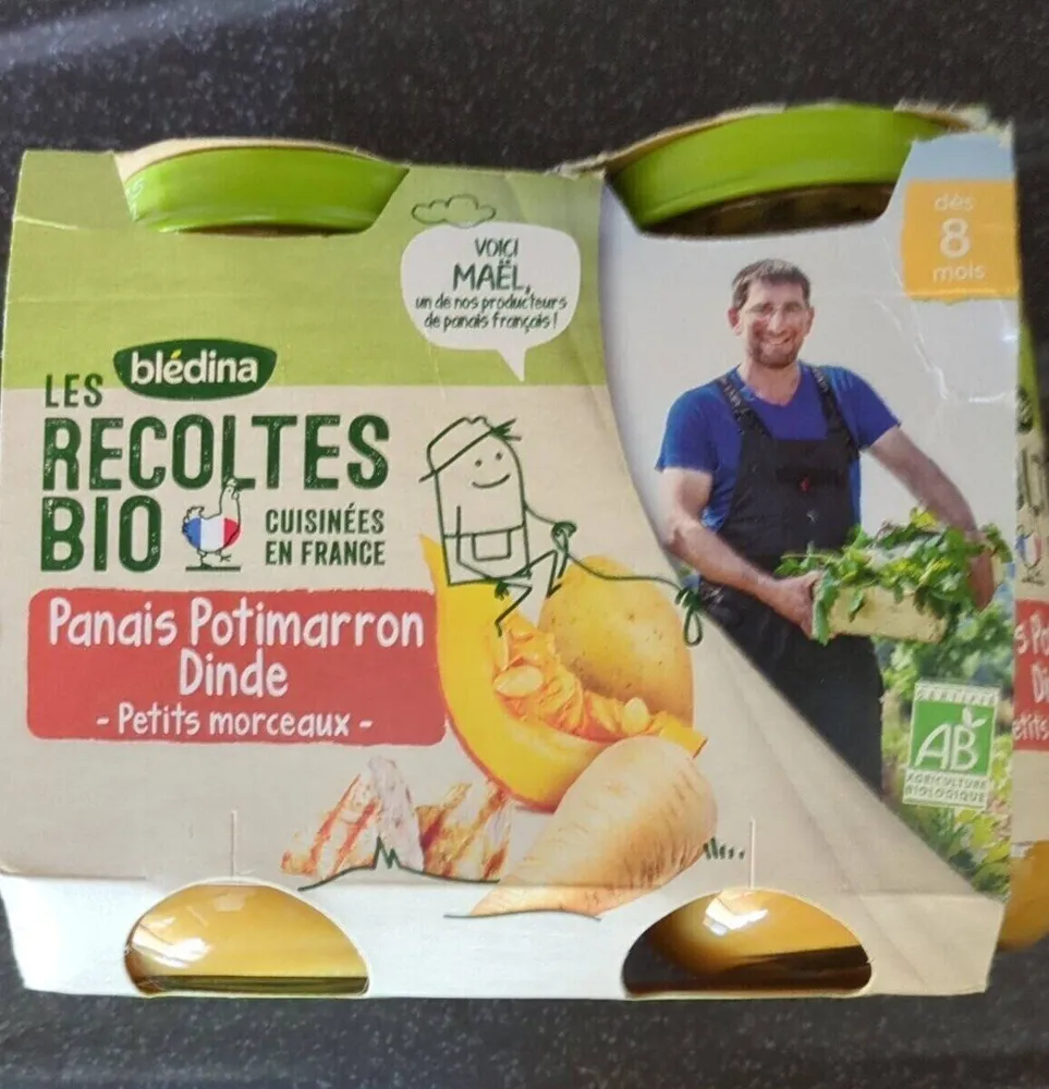 Les récoltes bio Panais Potimarron Dinde