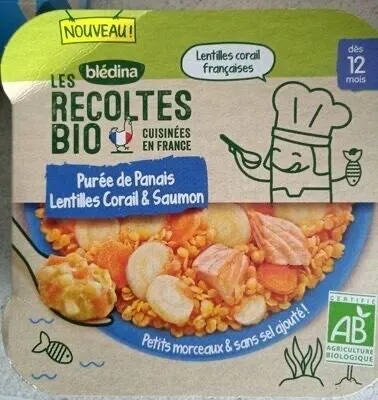Purée de panais, lentilles corail & saumon