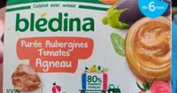 Bledina purée aubergines tomates agneau
