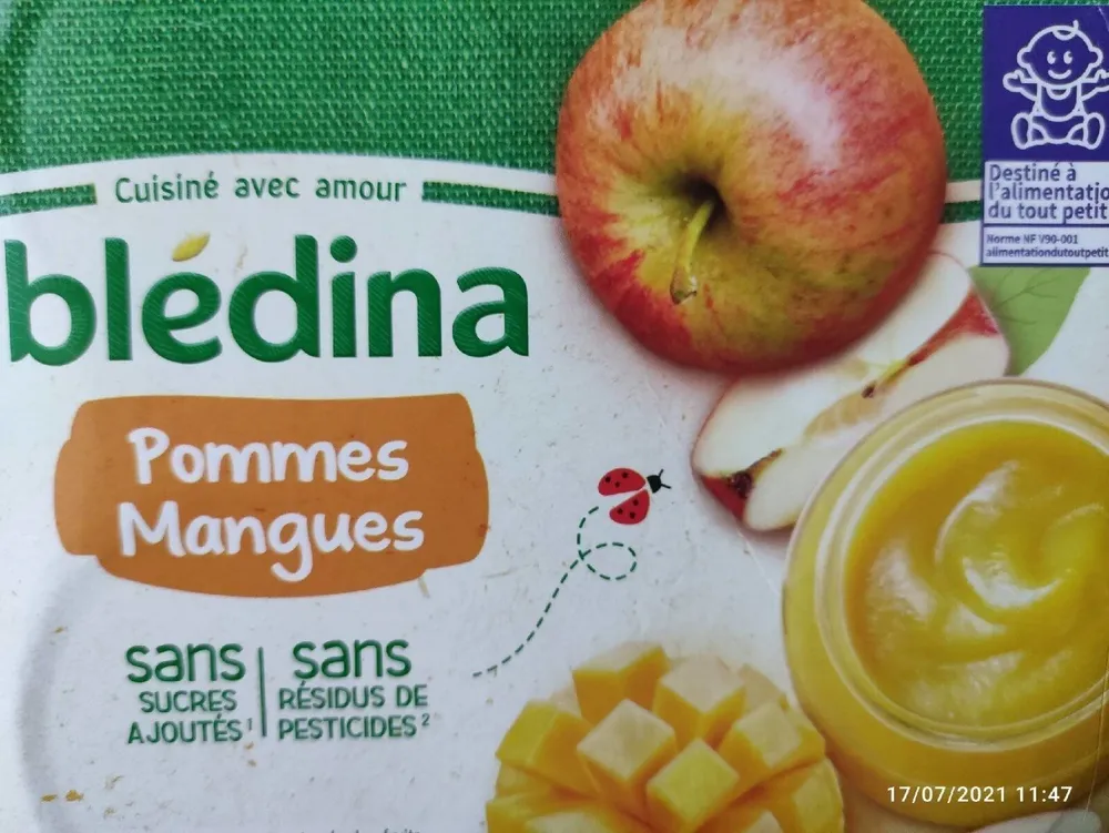 Blédina Pommes Mangues