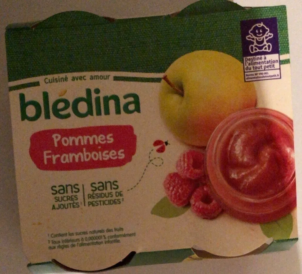 Compote pomme framboise