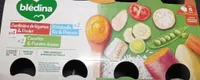 Plat bébé dès 8 mois Jardinière de légumes Poulet Ratatouille Riz Colin Carottes Patates douces