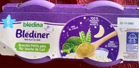 Blédîner - Brocolis Petit Pois Riz Touche de Lait