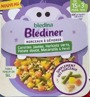 Blediner, Carottes Haricots Patates douces et Macaroni
