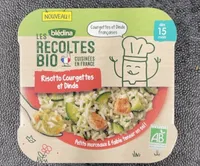 Les Récoltes Bio Risotto courgette et dinde