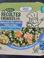 Épinards Pois cassés Pâtes étoilées
