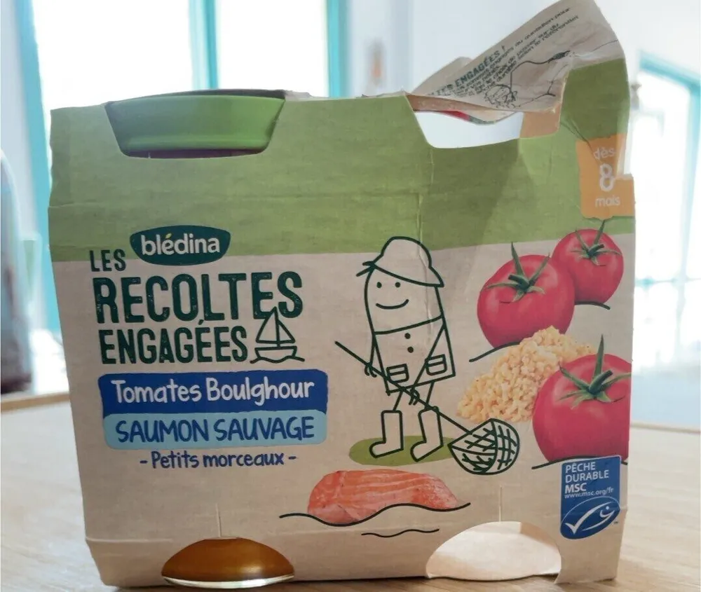 Les recoltes engagees tomate boulghour saumon sauvage