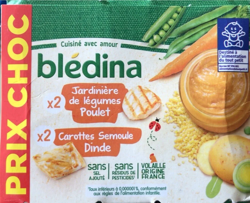 Jardinère de légumes poulet