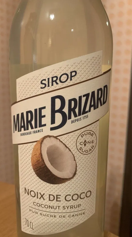 Sirop noix de coco