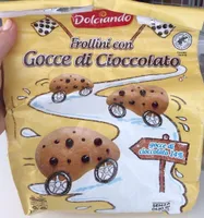 Frollini con gocce di gioccolato
