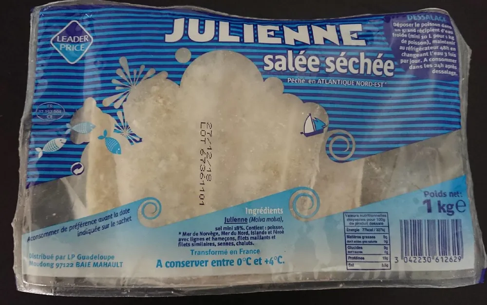 Julienne salée séchée
