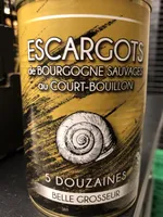 Escargots de Bourgogne sauvages au court-bouillon