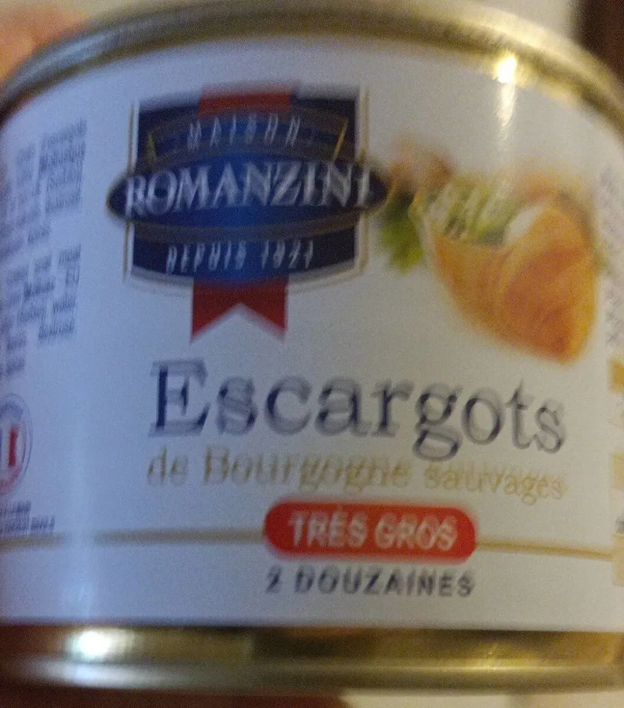 Escargots de bourgogne sauvages