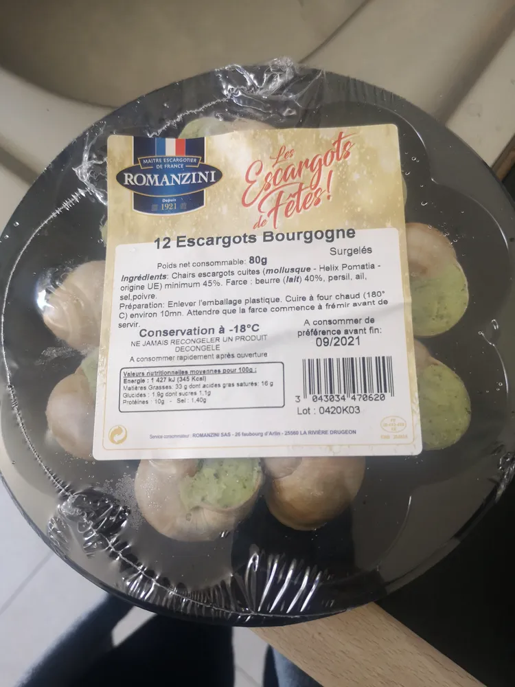 escargots de Bourgogne