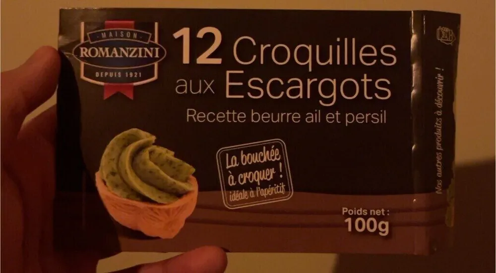 12 Croquilles aux escargots