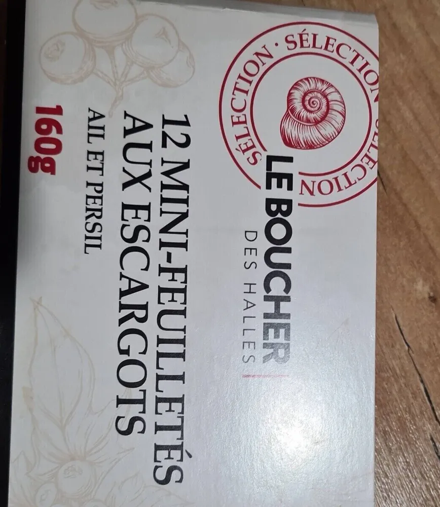 Mini feuilletés aux escargots
