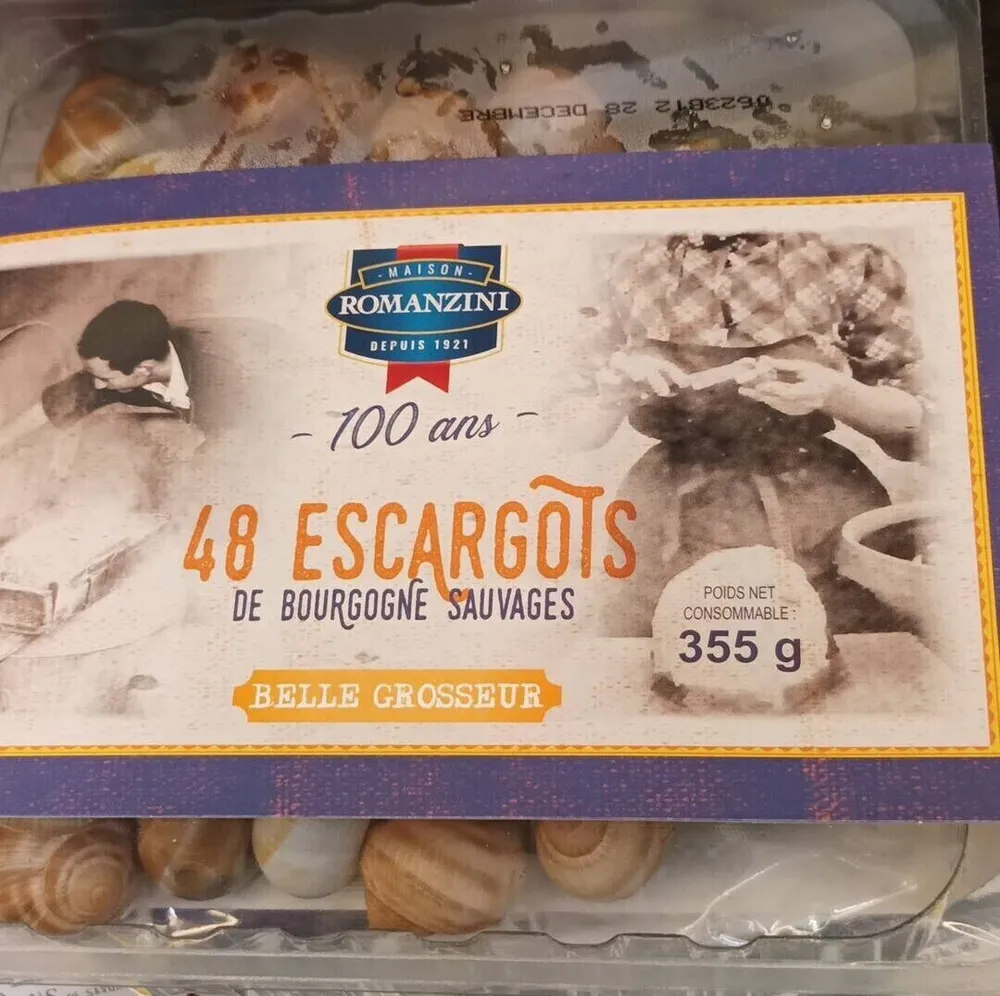 Escargots de Bourgogne sauvages