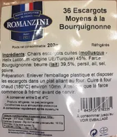 Escargots moyens a la bourguignonne