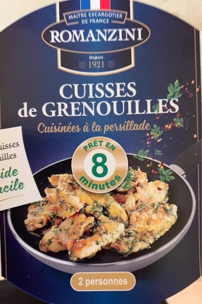 Cuisses de grenouilles cuisiner à la persillade