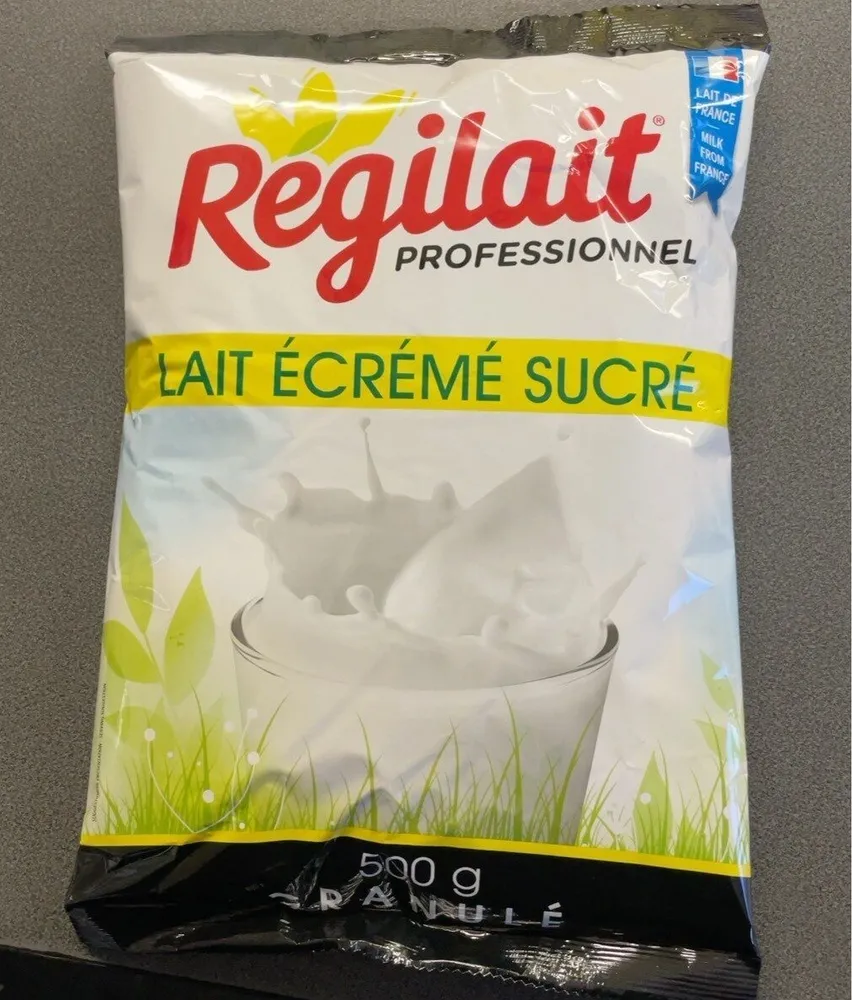 Lait écrémé sucré