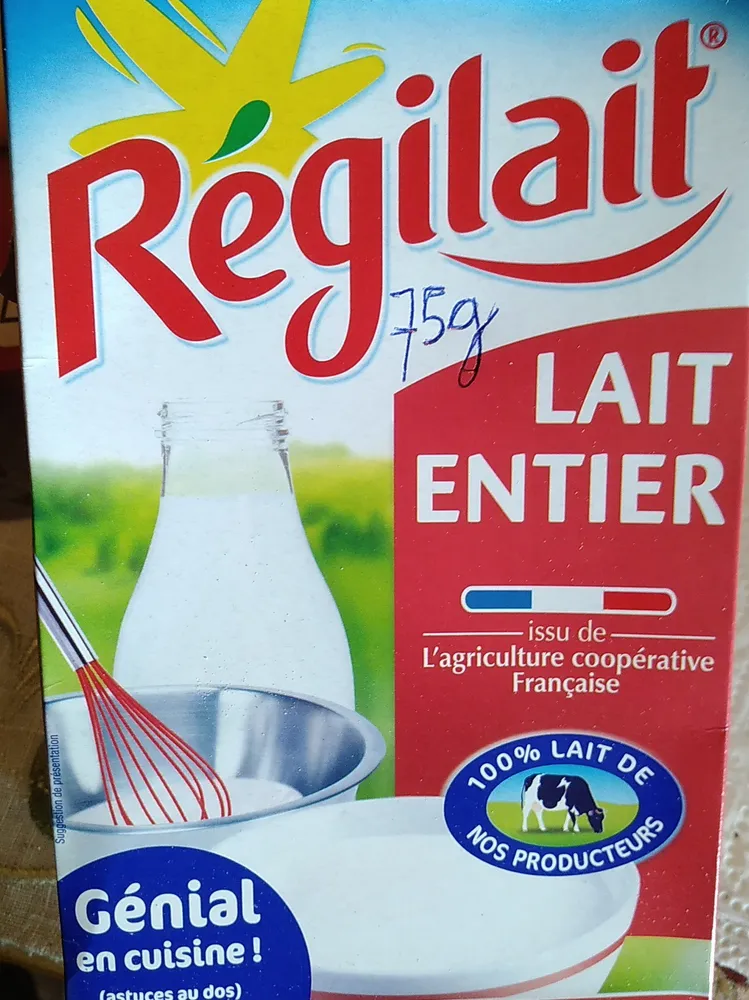 Lait entier en poudre
