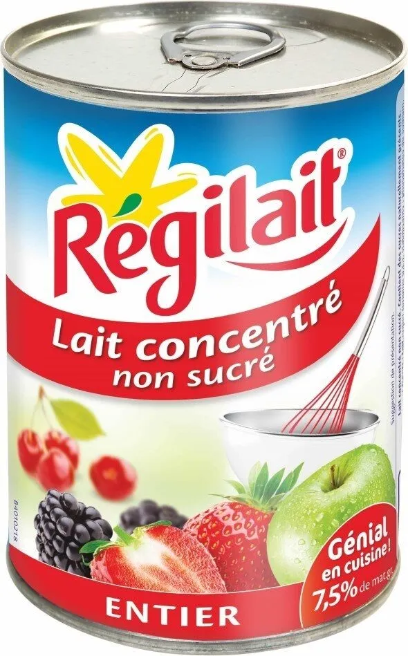 Lait concentré non sucré entier
