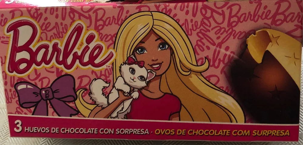 Oeufs en chocolat Barbie