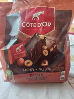 Carrés Noir Noisette