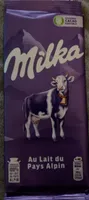 Tablette de chocolat au lait