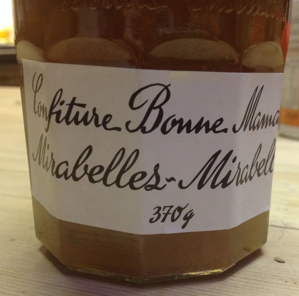 Confiture mirabelles