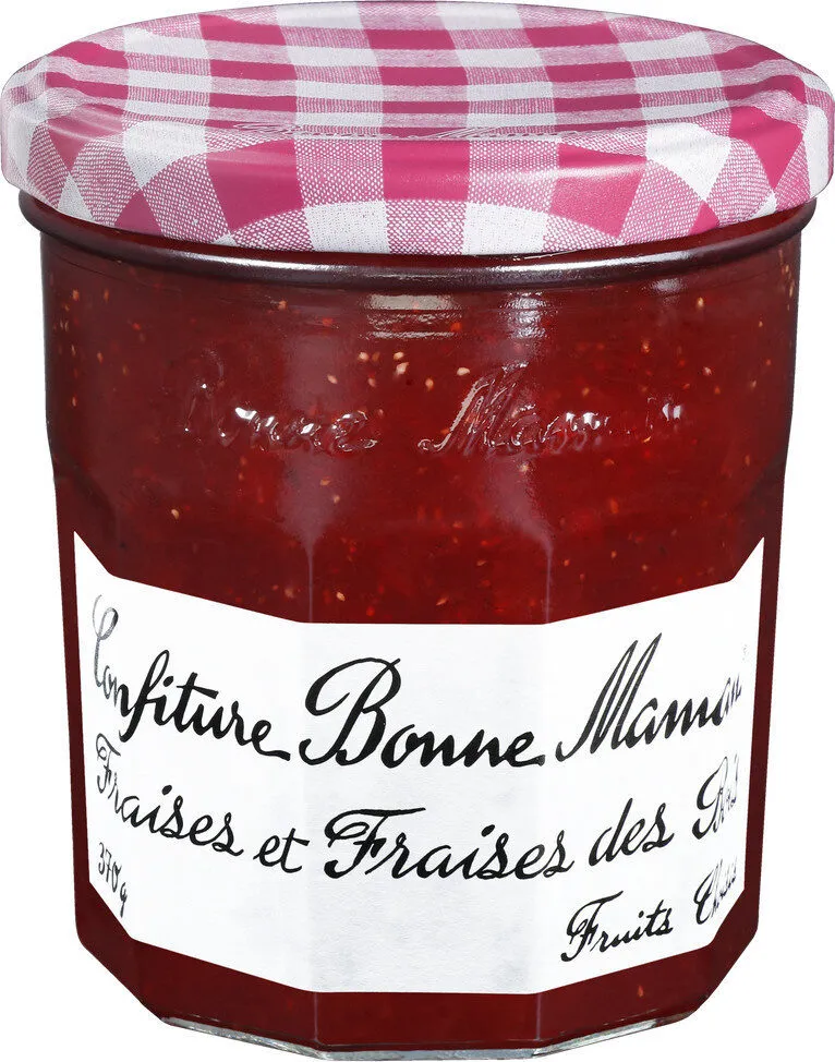 Bonne Maman - French Strawberry & Wild Strawberry Jam, 370g (13oz)