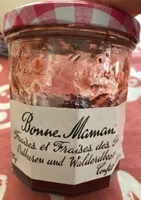 Confiture fraises et fraises des bois