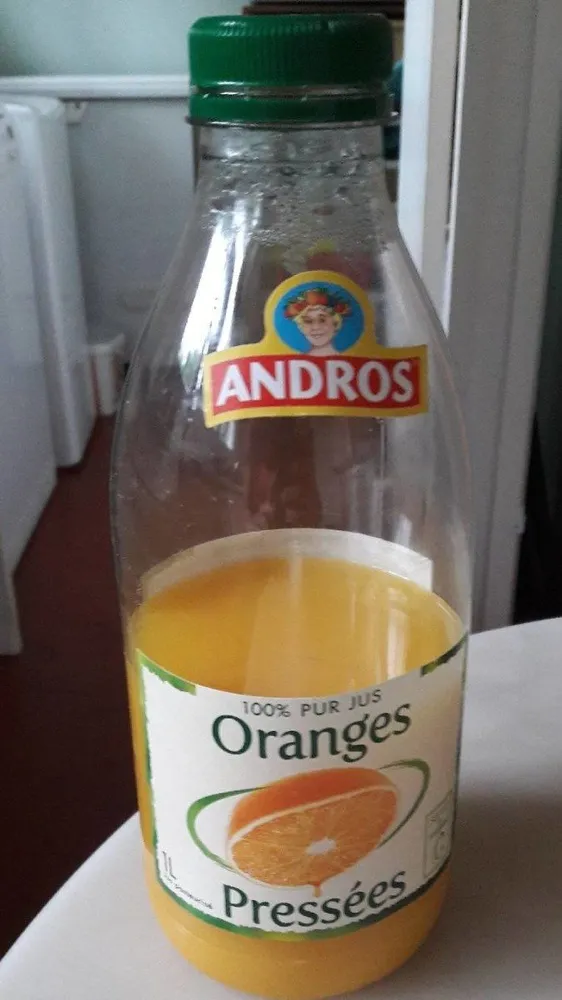 100% pur jus oranges pressées