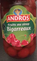 Fruit au sirop bigarreaux