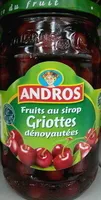 Fruits au sirop griottes dénoyautées