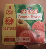 Dessert pommes fraises x8