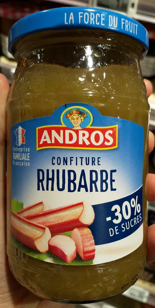 Confiture allégée rhubarbe