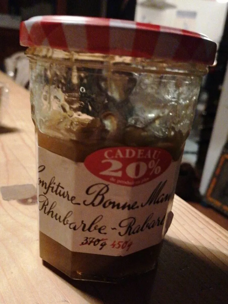 Confiture rhubarbe