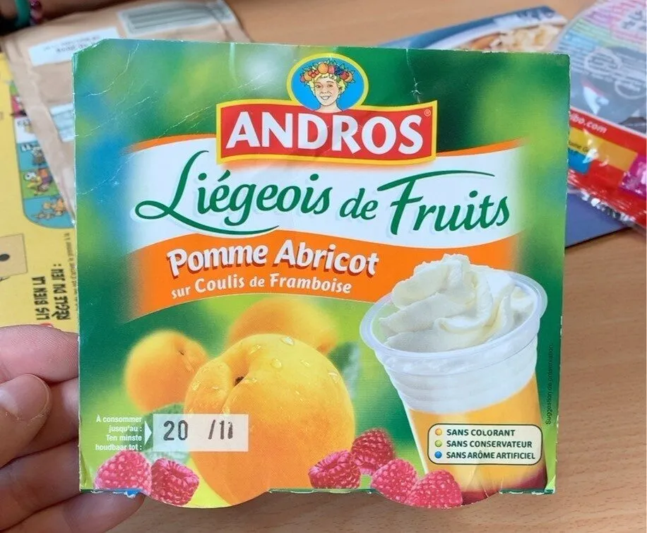 Liegeois de fruits