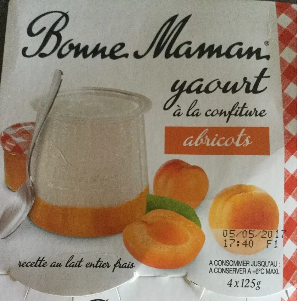 Yaourt à La Confiture d'Abricot