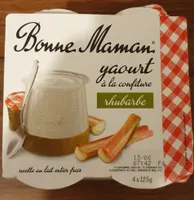 Yaourt a la confiture - Rhubarbe