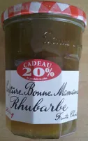 Confiture Extra Rhubarbe + 20% gratuit