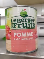 Pomme avec morceaux