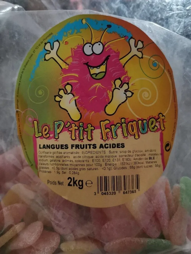 Le p'tit friquet langues fruits acides