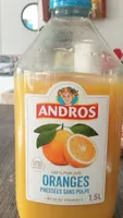 100% PUR JUS oranges pressées sans pulpe