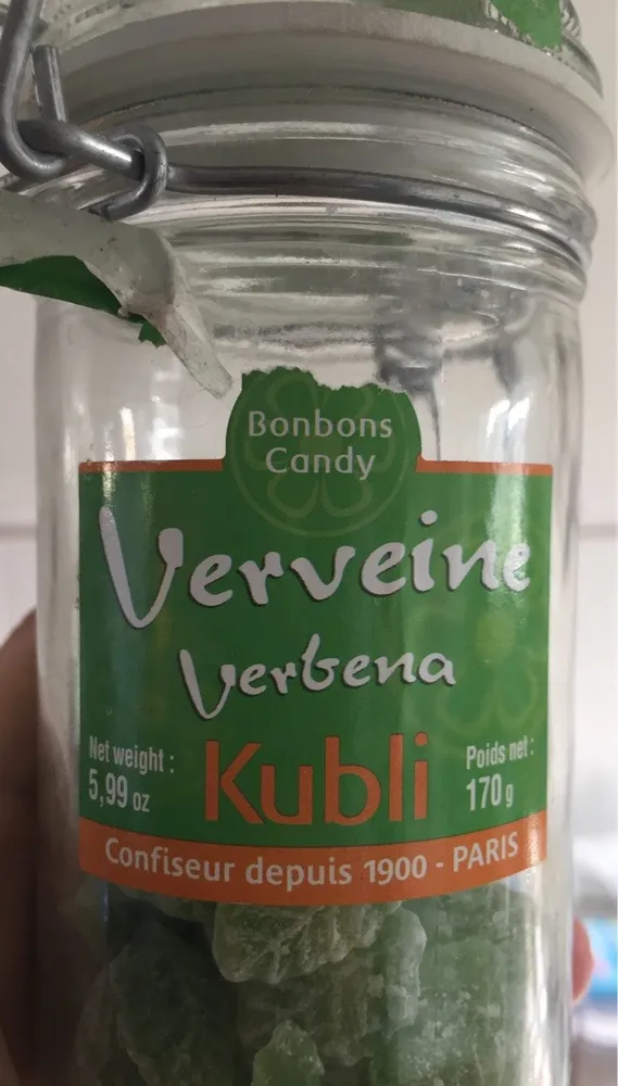 Bonbons verveine