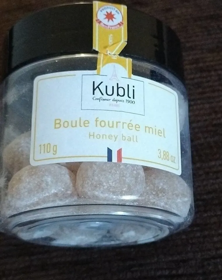 Boules fourrées miel
