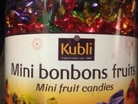 Mini bonbons fruits